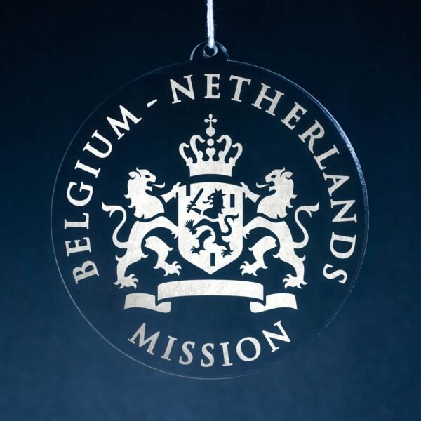 LDS Belgium - Netherlands Mission (Leiden) Christmas Ornament