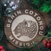 LDS Benin Cotonou Mission Christmas Ornament with Christmas Decorations