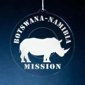 LDS Botswana - Namibia Mission Christmas Ornament