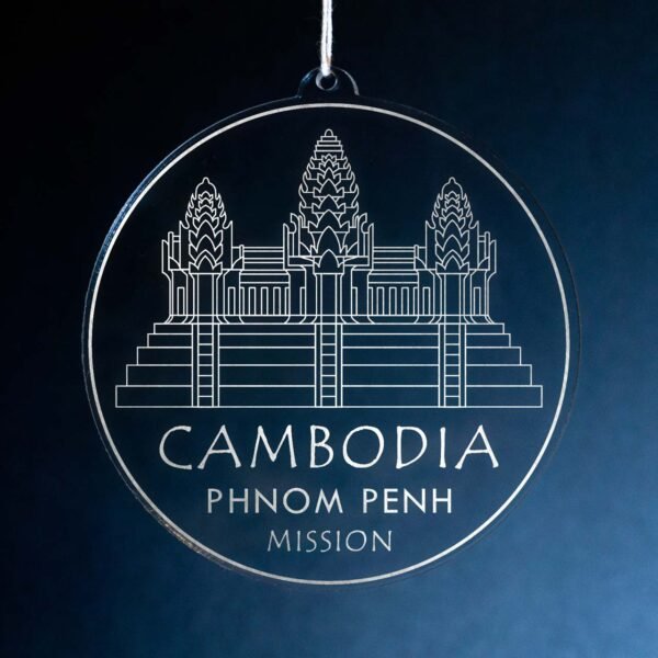 LDS Cambodia Phnom Penh Mission Christmas Ornament
