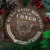 LDS Democratic Republic of the Congo Kinshasa East Mission Christmas Ornament with Christmas Decorations