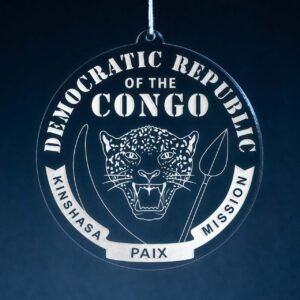 LDS Democratic Republic of the Congo Kinshasa Mission Christmas Ornament