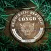 LDS Democratic Republic of the Congo Lubumbashi Mission Christmas Ornament surrounded by a Simple Reef