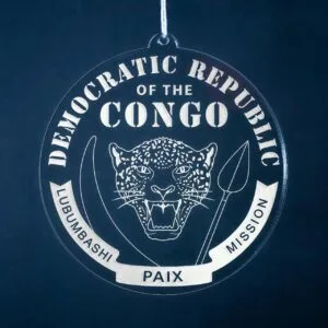 LDS Democratic Republic of the Congo Lubumbashi Mission Christmas Ornament