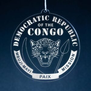 LDS Democratic Republic of the Congo Mbuji-Mayi Mission Christmas Ornament