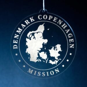 LDS Denmark Copenhagen Mission Christmas Ornament
