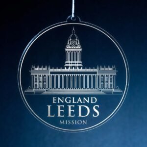LDS England Leeds Mission Christmas Ornament