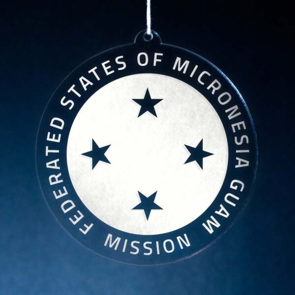 LDS Federated States of Micronesia Guam Mission Christmas Ornament