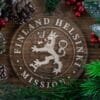 LDS Finland Helsinki Mission Christmas Ornament with Christmas Decorations