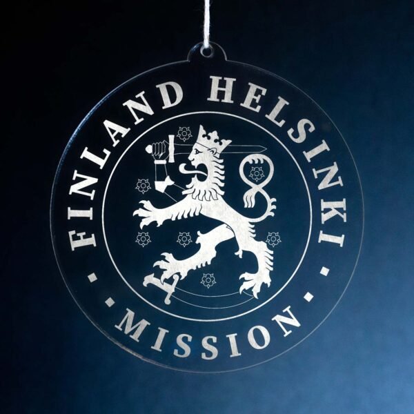 LDS Finland Helsinki Mission Christmas Ornament
