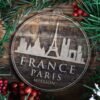 LDS France Paris Mission Christmas Ornament with Christmas Decorations