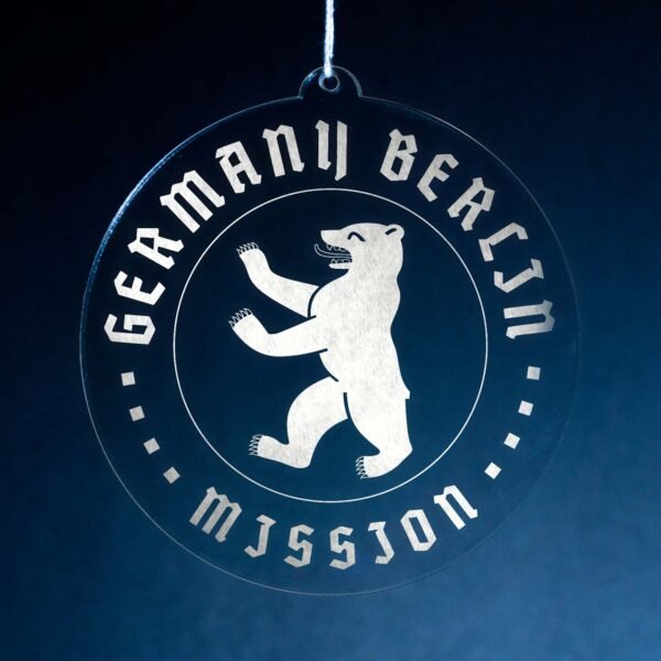 LDS Germany Berlin Mission Christmas Ornament