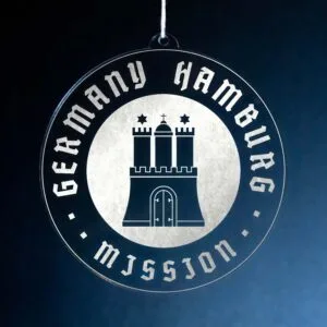 LDS Germany Hamburg Mission Christmas Ornament