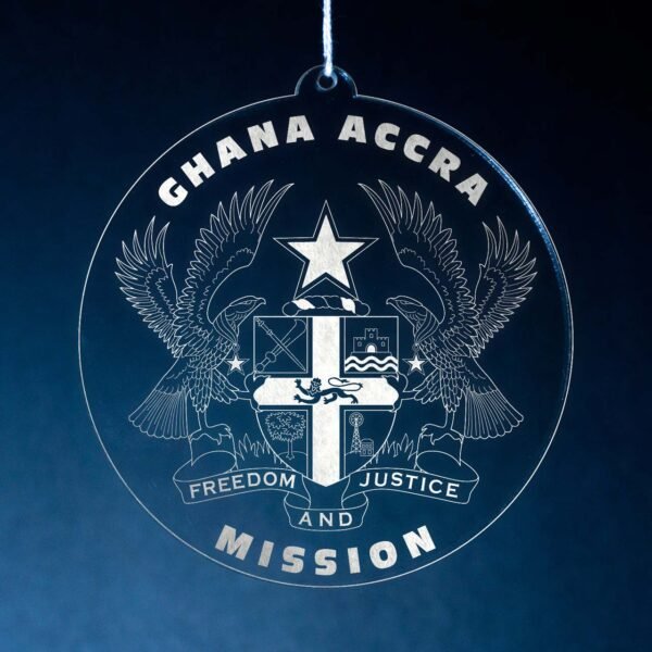 LDS Ghana Accra Mission Christmas Ornament
