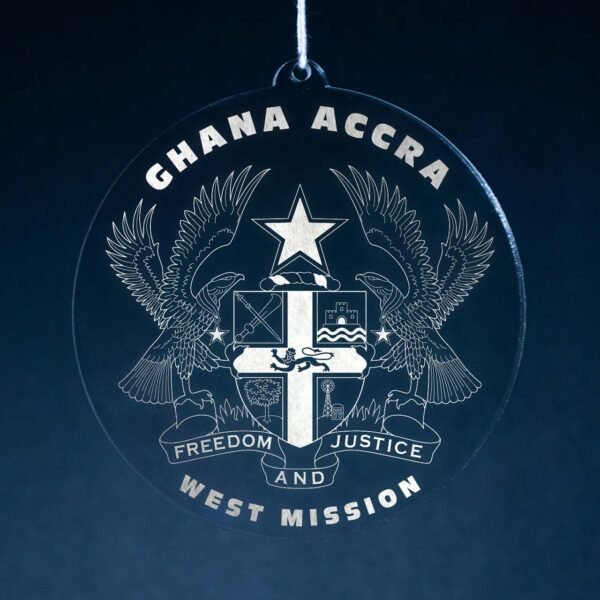 LDS Ghana Accra West Mission Christmas Ornament