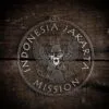 LDS Indonesia Jakarta Mission Christmas Ornament laying on a Wooden Background