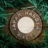 LDS Japan Nagoya Mission Christmas Ornament surrounded by a Simple Reef
