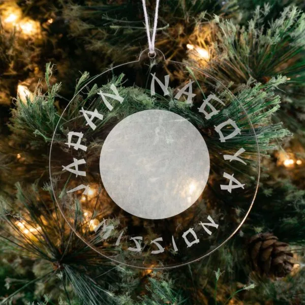 LDS Japan Nagoya Mission Christmas Ornament hanging on a Tree
