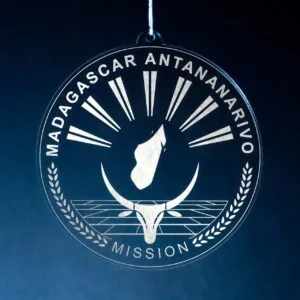 LDS Madagascar Antananarivo Mission Christmas Ornament