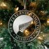 LDS New Zealand Hamilton Mission Christmas Ornament hanging on a Tree