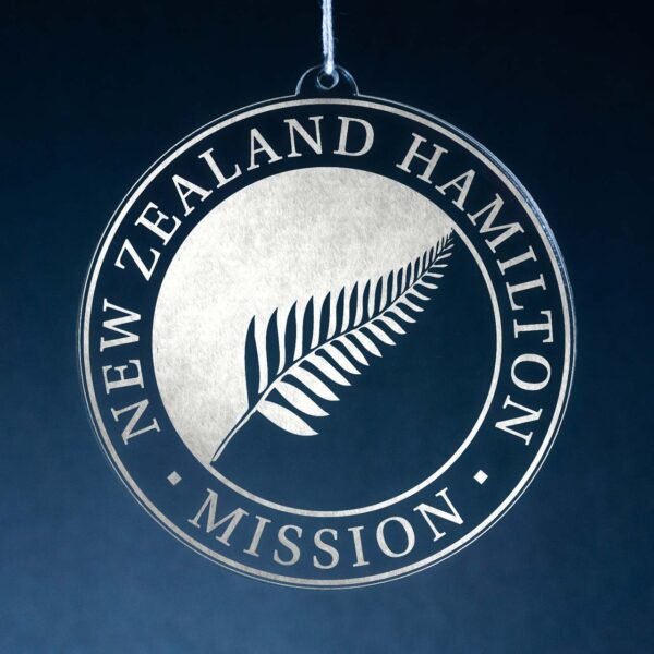 LDS New Zealand Hamilton Mission Christmas Ornament