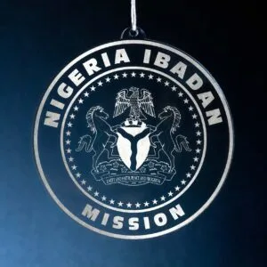 LDS Nigeria Ibadan Mission Christmas Ornament
