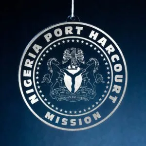 LDS Nigeria Port Harcourt Mission Christmas Ornament