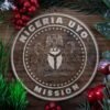 LDS Nigeria Uyo Mission Christmas Ornament with Christmas Decorations