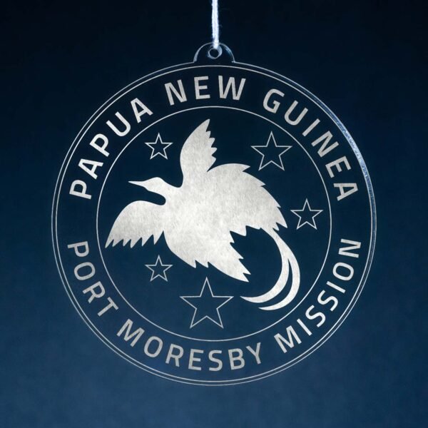 LDS Papua New Guinea Port Moresby Mission Christmas Ornament
