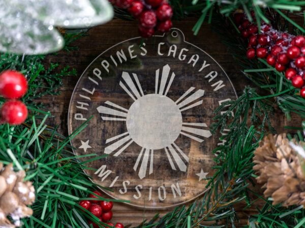 LDS Philippines Cagayan De Oro Mission Christmas Ornament with Christmas Decorations