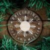 LDS Philippines Cauayan Mission Christmas Ornament surrounded by a Simple Reef