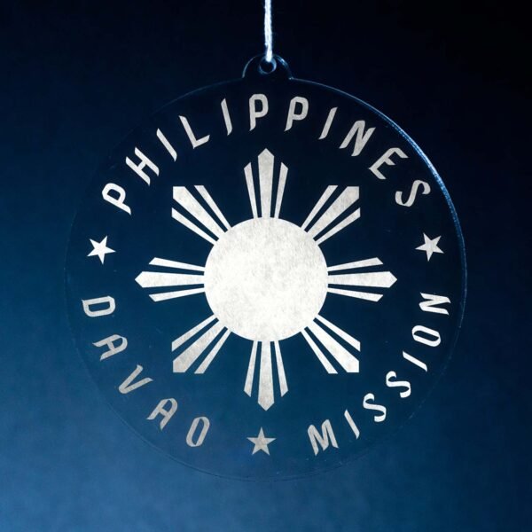 LDS Philippines Davao Mission Christmas Ornament