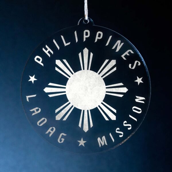 LDS Philippines Laoag Mission Christmas Ornament