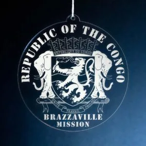 LDS Republic of the Congo Brazzaville Mission Christmas Ornament