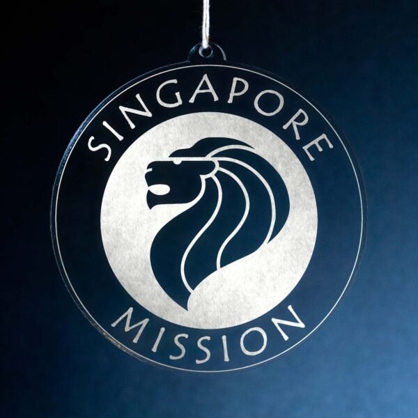 LDS Singapore Mission Christmas Ornament