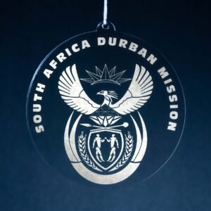 LDS South Africa Durban Mission Christmas Ornament