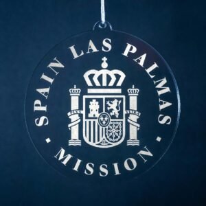 LDS Spain Las Palmas Mission Christmas Ornament