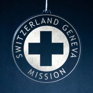 LDS Switzerland Geneva Mission Christmas Ornament