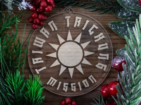 LDS Taiwan Taichung Mission Christmas Ornament with Christmas Decorations