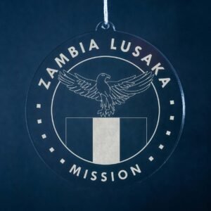LDS Zambia Lusaka Mission Christmas Ornament