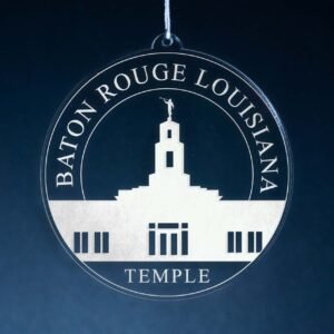 LDS Baton Rouge Louisiana Temple Christmas Ornament