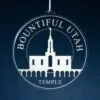 LDS Bountiful Utah Temple Christmas Ornament