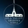 LDS Gila Valley Arizona Temple Christmas Ornament