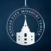 LDS Kansas City Missouri Temple Christmas Ornament