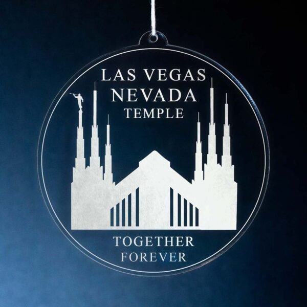 LDS Las Vegas Nevada Temple Christmas Ornament
