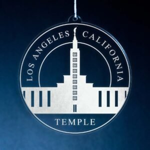LDS Los Angeles California Temple Christmas Ornament