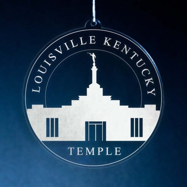 LDS Louisville Kentucky Temple Christmas Ornament