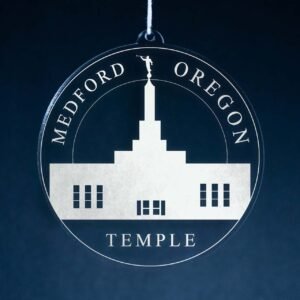 LDS Medford Oregon Temple Christmas Ornament
