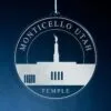 LDS Monticello Utah Temple Christmas Ornament