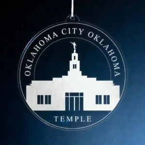 LDS Oklahoma City Oklahoma Temple Christmas Ornament